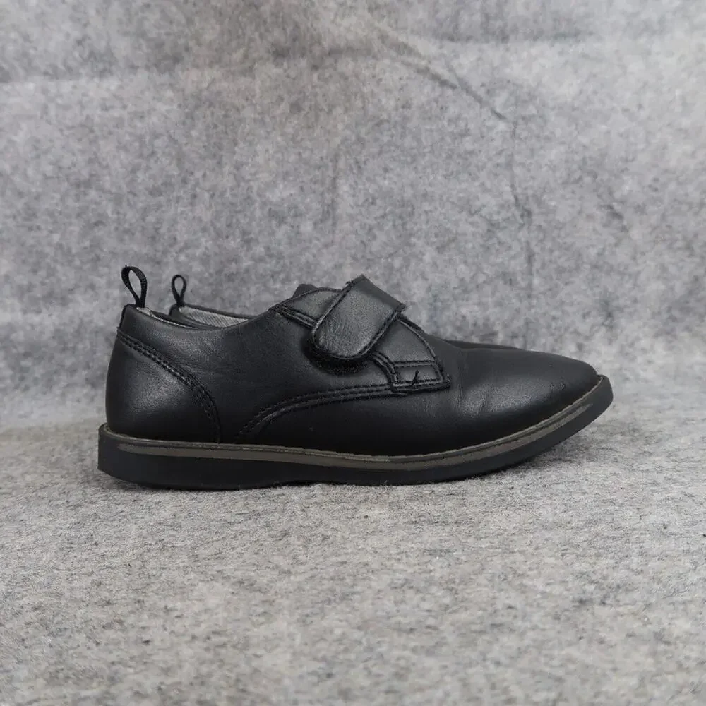 Wonder Nation Shoes Toddler Boys 11 Oxford Classic Black Easy On Strap Formal